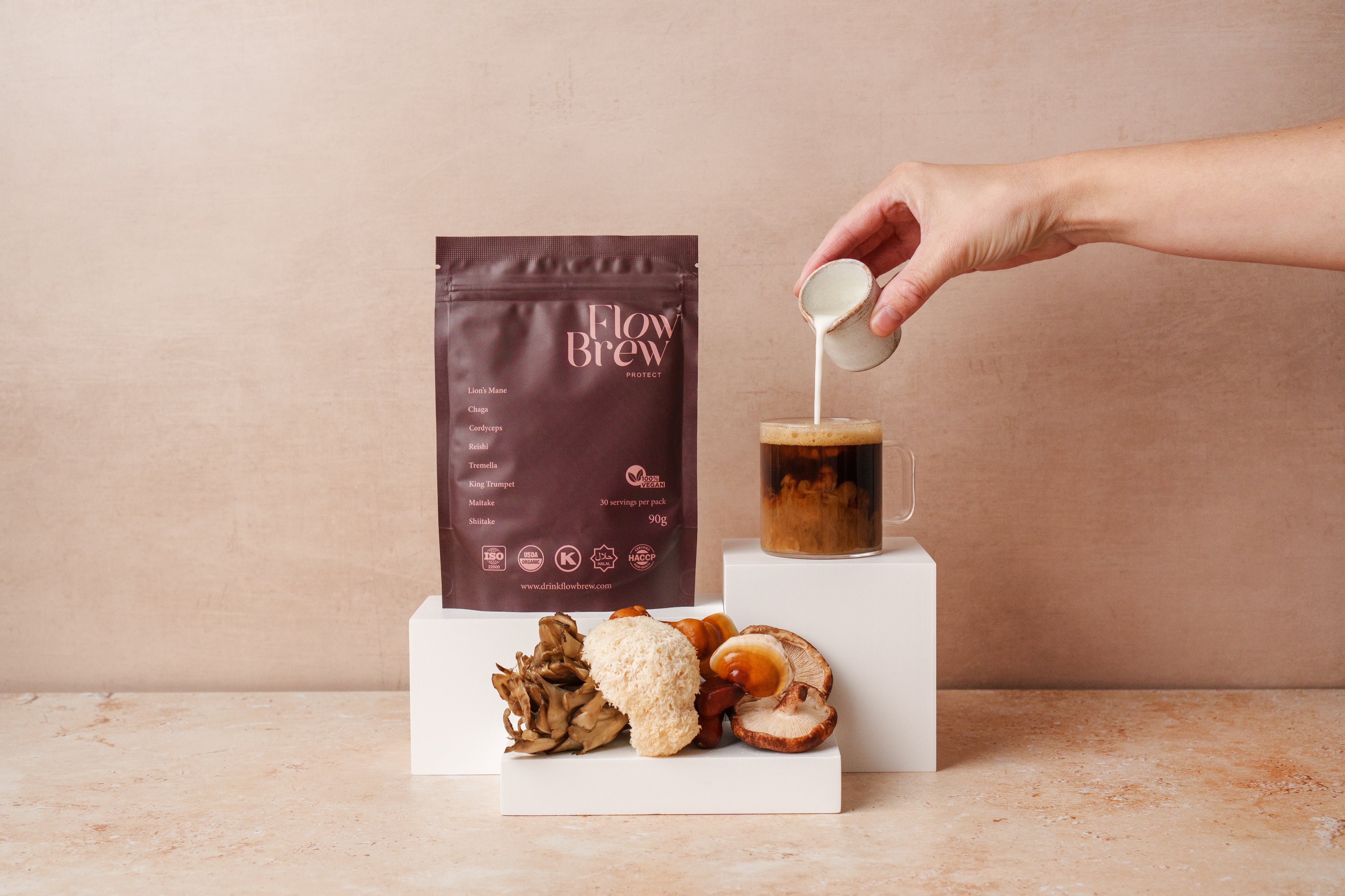 Flow Rums Flow Brew | Flow Brew | Mushroom Tinctures for Nervous System Health | UK
